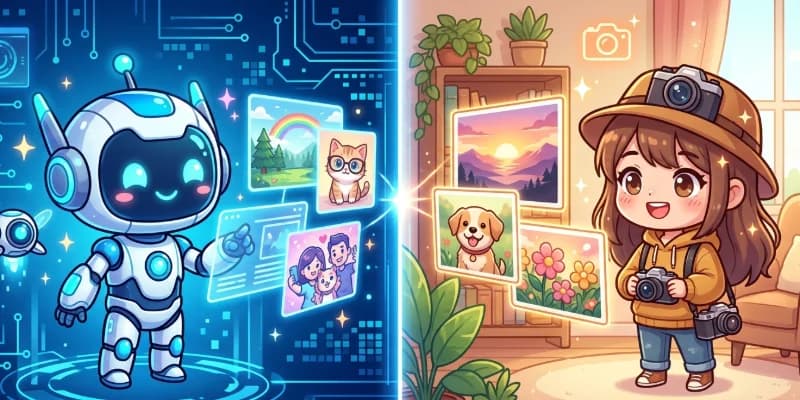 So sánh AI chấm ảnh và người chấm ảnh