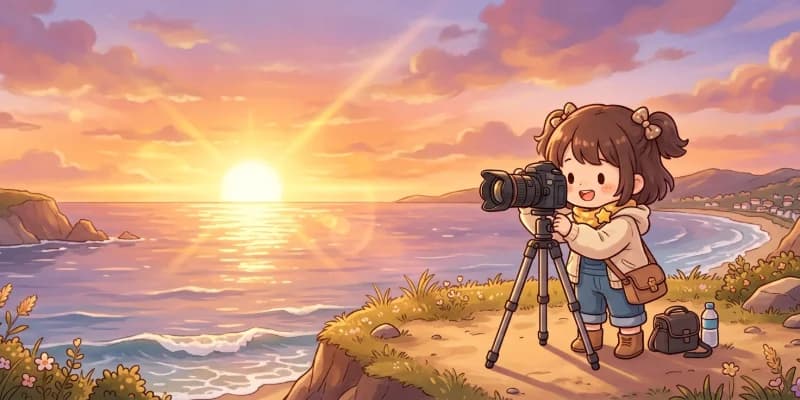 Chụp ảnh ánh sáng vàng golden hour