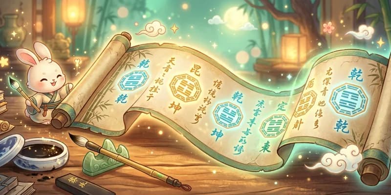 Luận giải quẻ Kinh Dịch từ cuộn thư cổ