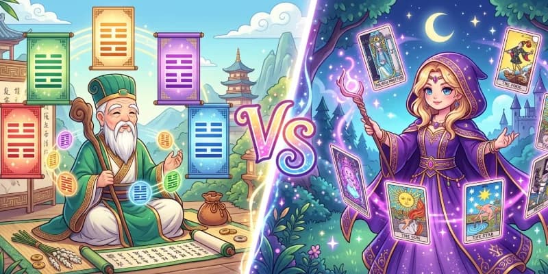 So sánh Kinh Dịch và Tarot