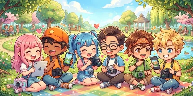 Nhóm bạn cùng cầm máy ảnh chia sẻ tác phẩm - cộng đồng nhiếp ảnh