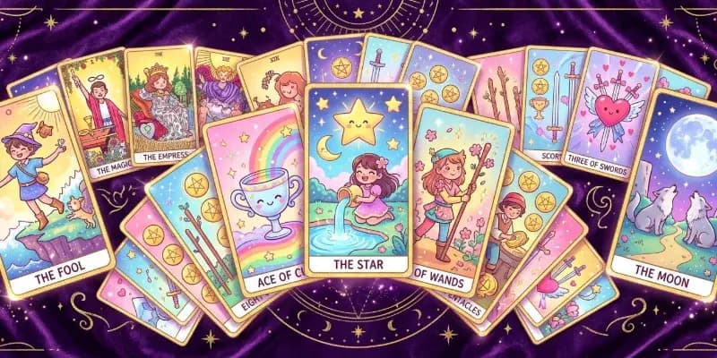 Bộ bài tarot 78 lá - Major và Minor Arcana